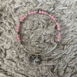 Alex And Ani Pink Beaded Bangle Bracelet